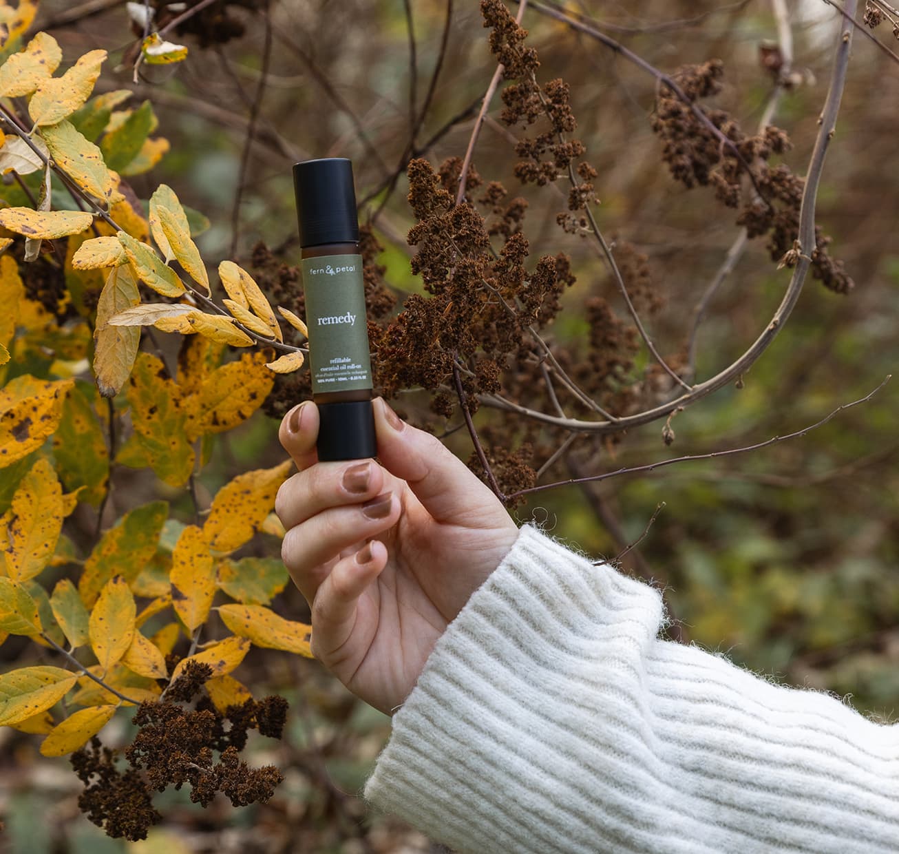 A Remedy Roller held up to fall trees